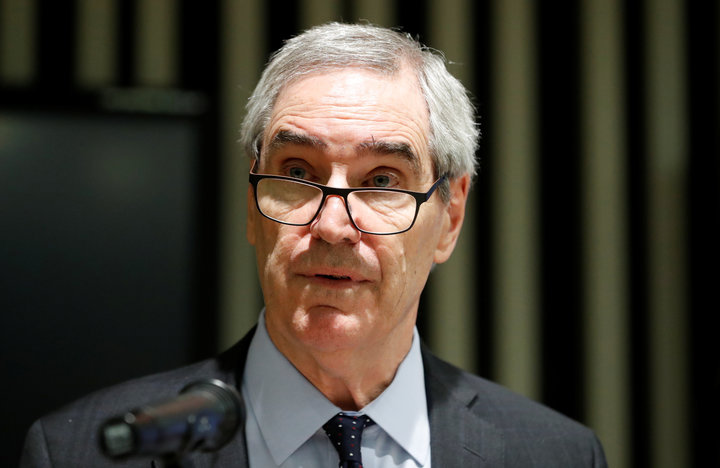 Michael Ignatieff, rector of the Central European University, attends a news conference in Budapest, Hungary, December 3, 201