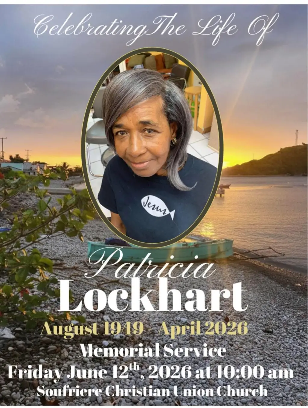 Lead image accompanying “Death announcement of Patricia Lockhart from Scott’s Head who resided in St Thomas VI.”
