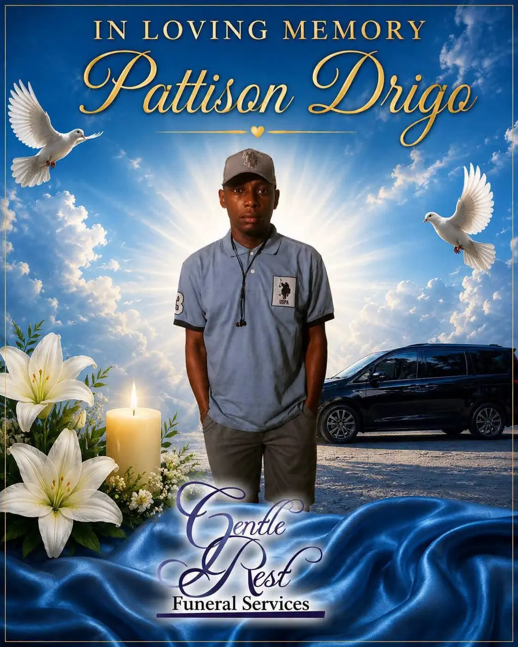 Lead image accompanying “Death announcement of 51 YEAR OLD PATTISON DRIGO OF CASTLE BRUCE. HE DIED ON: 29TH JUNE 2026”