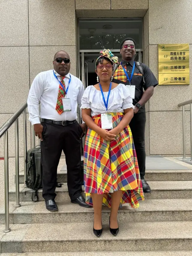 Image 1 accompanying “Three Dominicans Complete Climate Diplomacy Training in China”