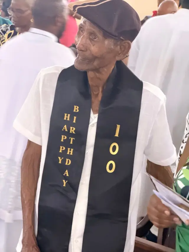 Image 1 accompanying “Matthew St. Rose Celebrates 100th Birthday Surrounded by Family, Friends and Well-Wishers”