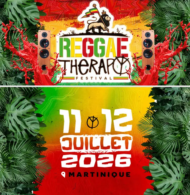 Lead image accompanying “Martinique Prepares to Welcome Thousands for the Reggae Therapy Festival 2026”