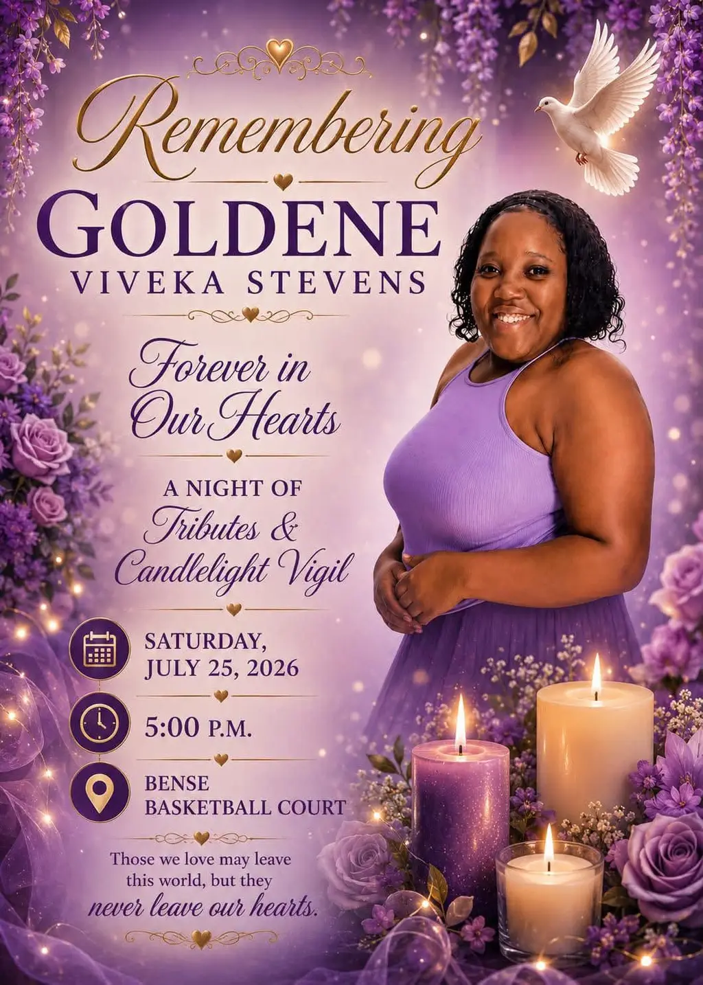 Lead image accompanying “*Forever in Our Hearts* _A Night of Tributes & Candlelight Vigil_”
