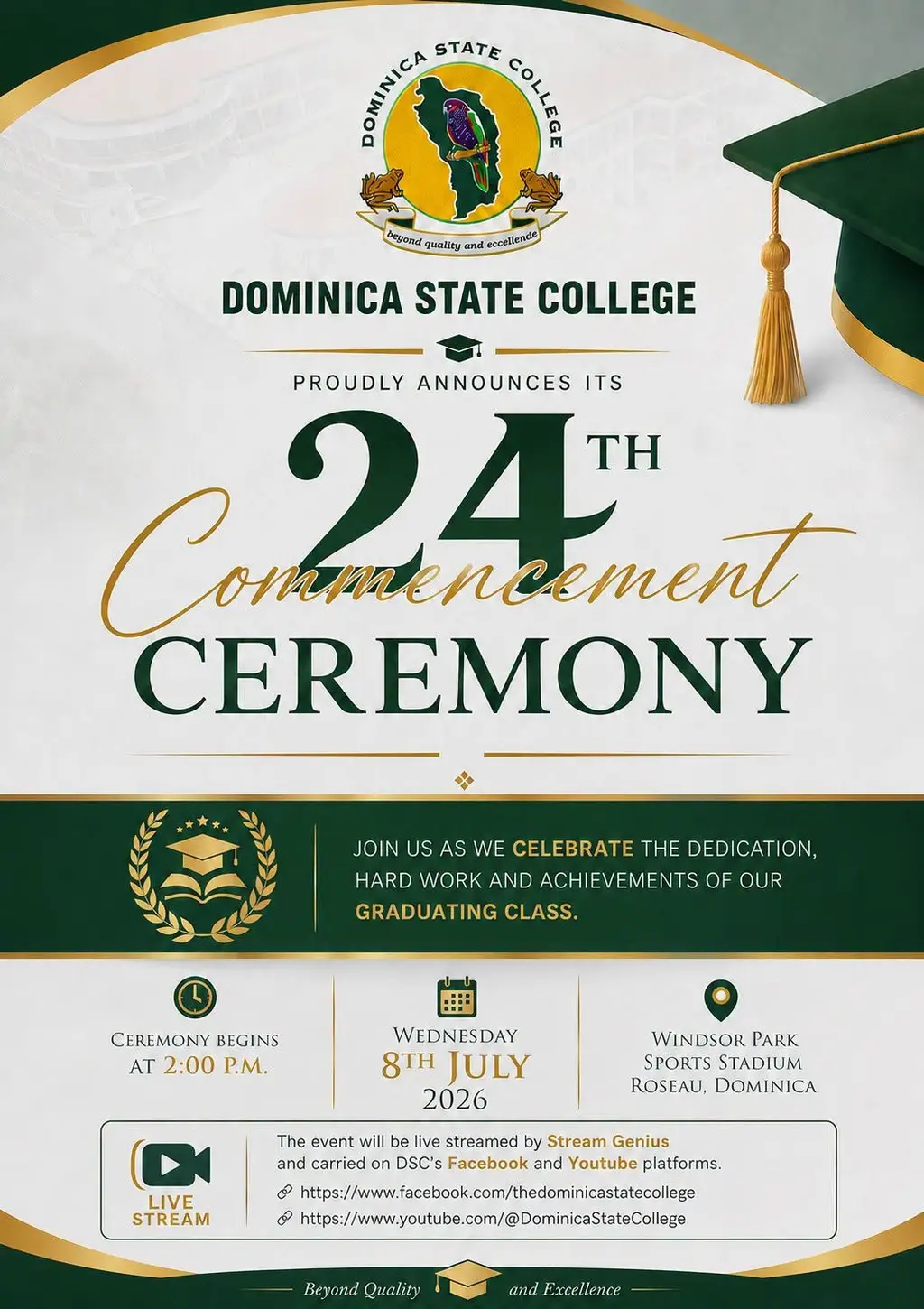 Lead image accompanying “DSC Marks Record-Breaking Achievements at 24th Commencement Ceremony”