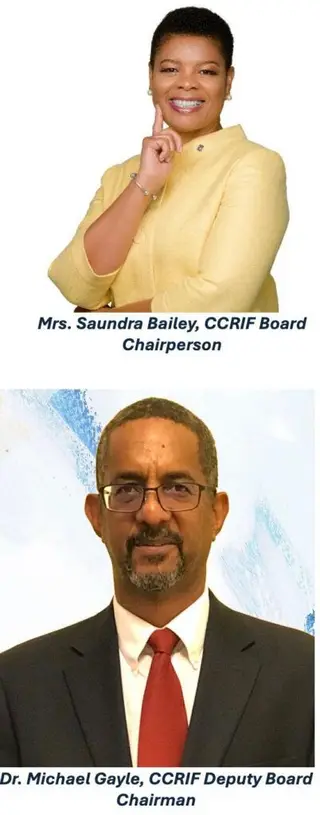 Image 1 accompanying “CCRIF Board Holds First Meeting Under New Chair Saundra Bailey and Deputy Chair, Dr. Michael Gayle”
