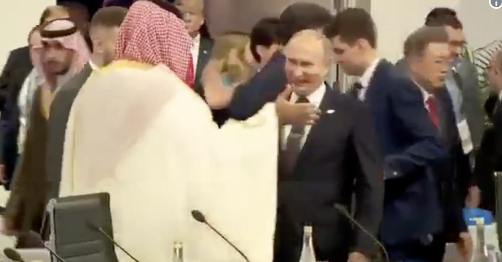 Vladimir Putin And Saudi Crown Prince Pal Around At G20 Summit