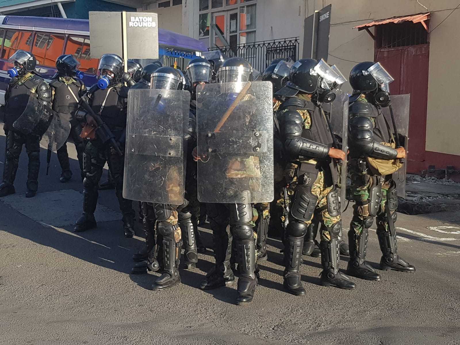 Protest In Dominica Ended With Tear Gas