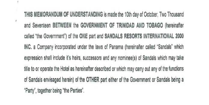 Sandals Tobago project off to a rocky start as opposition increases