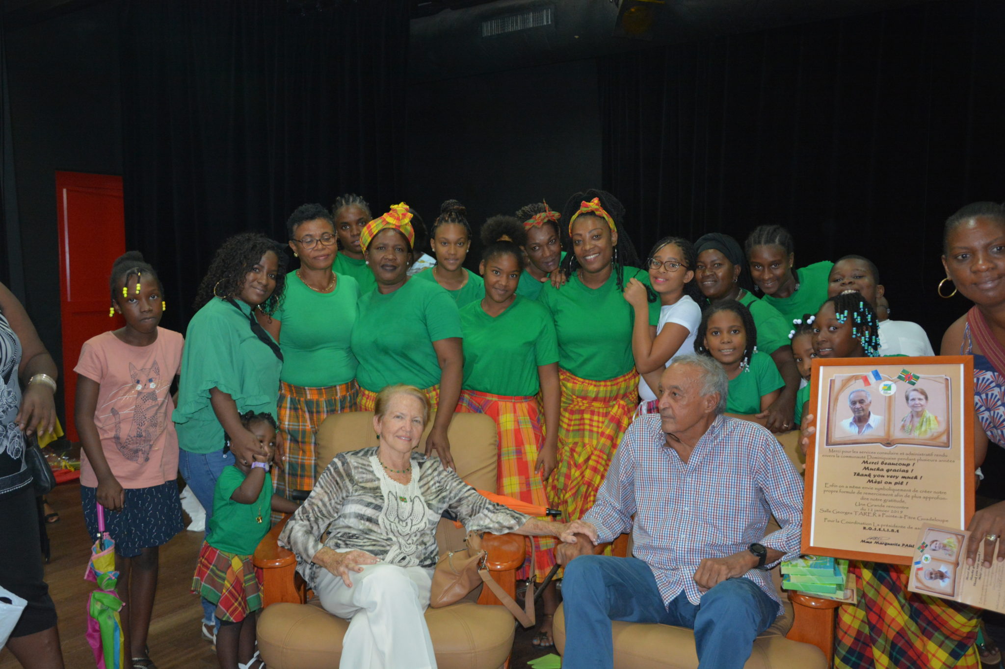  Dominicans In Guadeloupe Expressing Gratitude