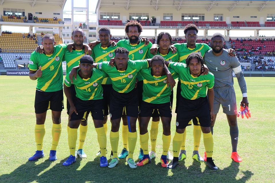  Dominica Beats Bahamas 4-nil in the CONCACAF Nations League Match at the Windsor Park Sports Stadium