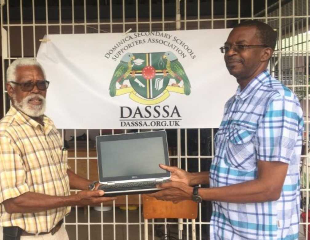 Dominica Based UK Foundation Donated Laptops to the Saint Martin Secondary School