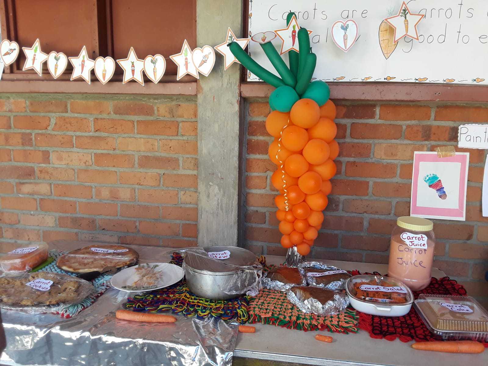 Carrot Day at Jinja Pre-School, Newtown