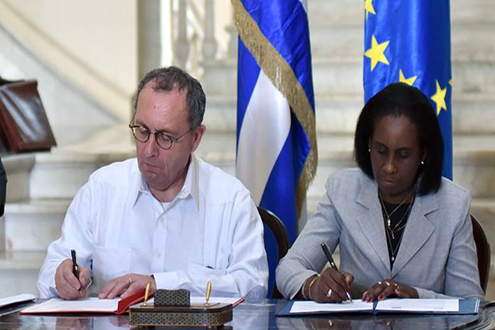 Cuba and the European Union sign memorandum of intent