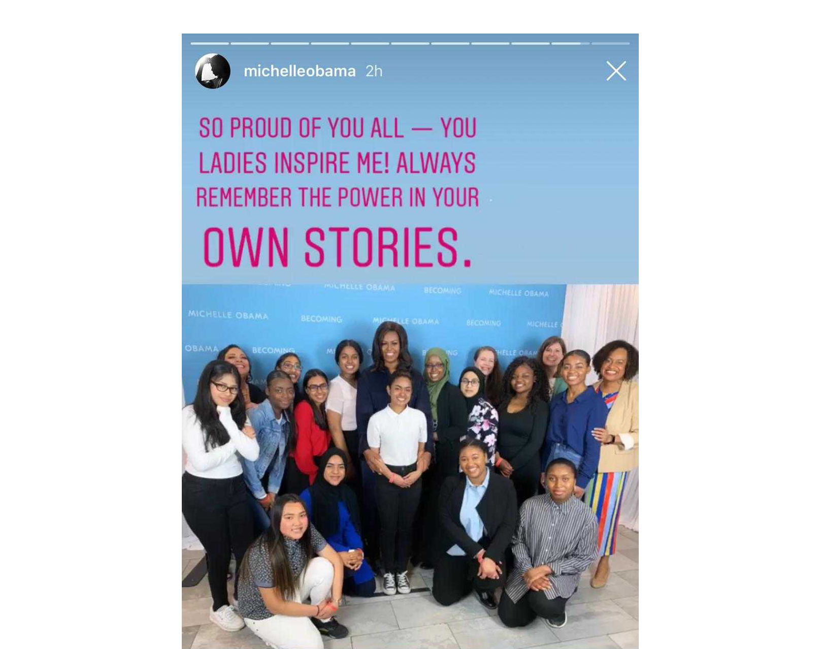  Teen Girls Enjoy Private Meeting with Michelle Obama