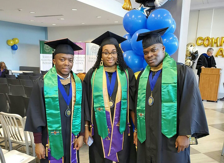 Three Dominicans Excel at Monroe College in New Rochelle, New York