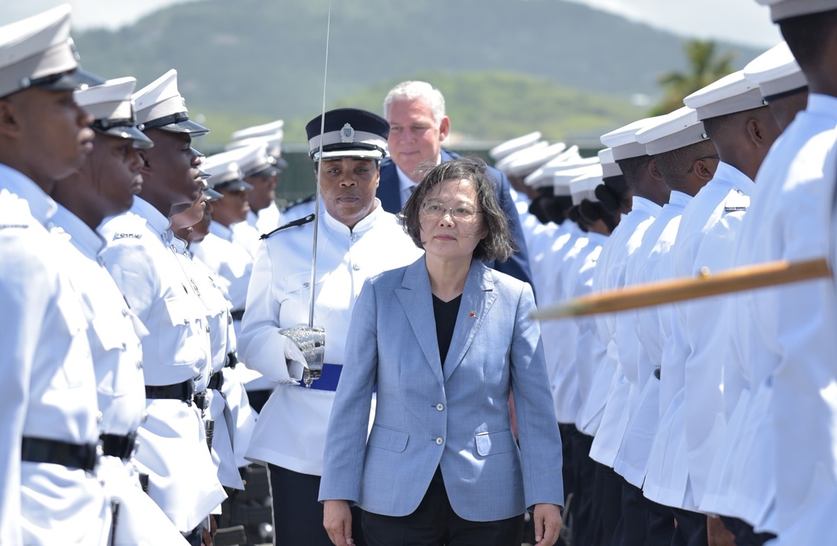 Saint Lucia welcomes President of Taiwan Tsai Ing-wen