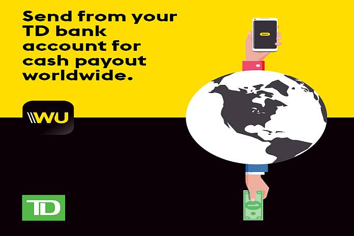 Western Union – TD expand money transfer from Canada to the World