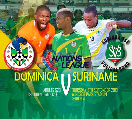  Dominica Takes on Suriname at Windsor Park Stadium