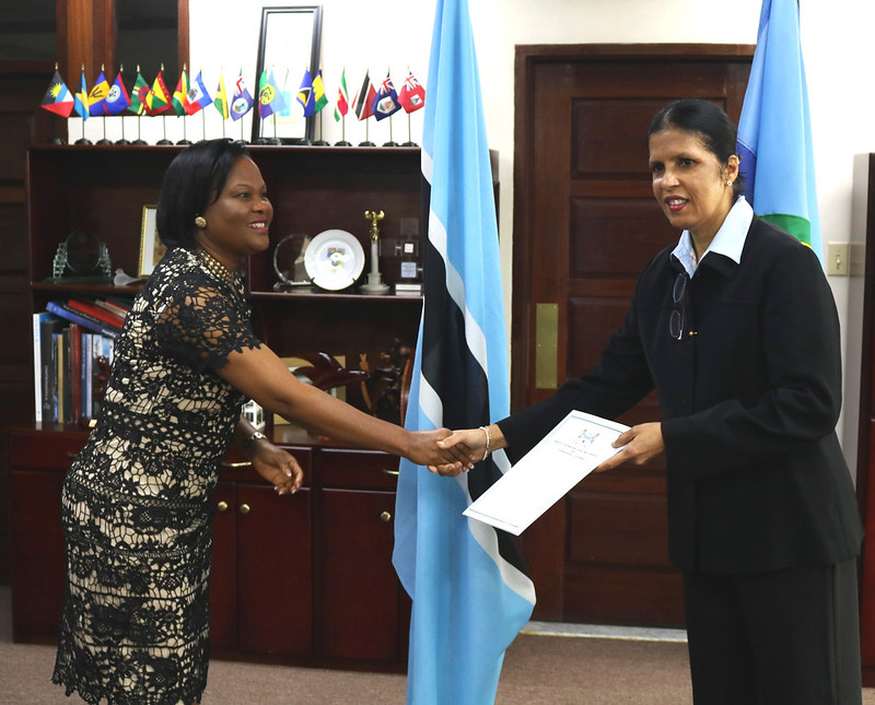 CARICOM accredits new envoy from Botswana