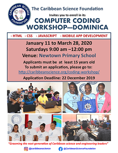 Computer Coding Workshop – Dominica