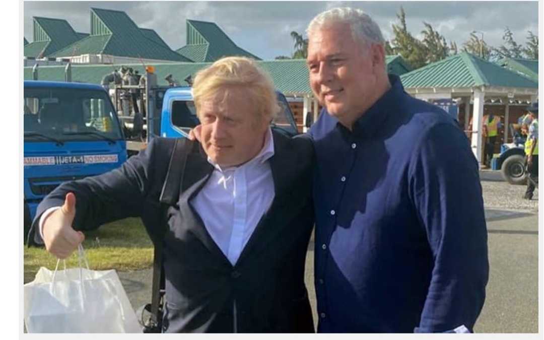  UK PM Boris Johnson visits Saint Lucia