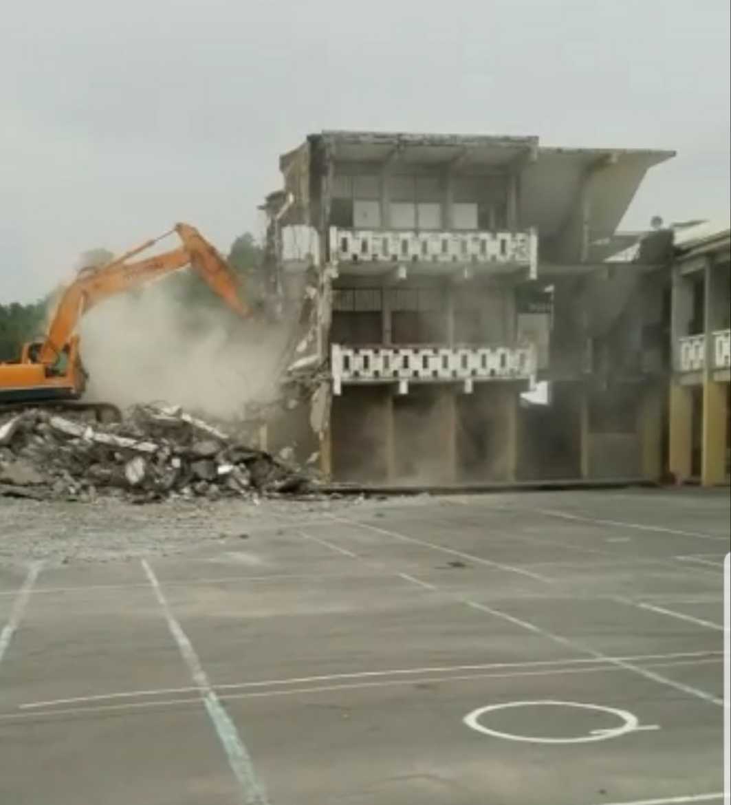 Dominica Grammar School Demolished