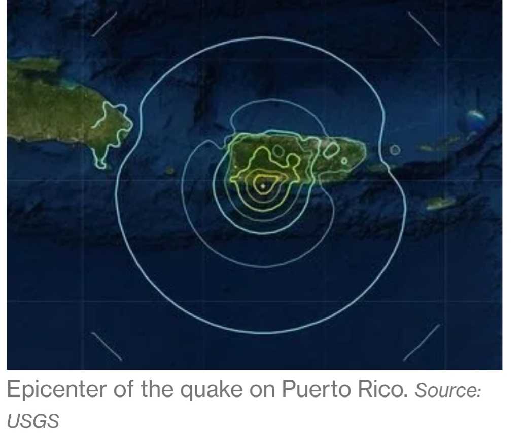  Another earthquake hits Puerto Rico