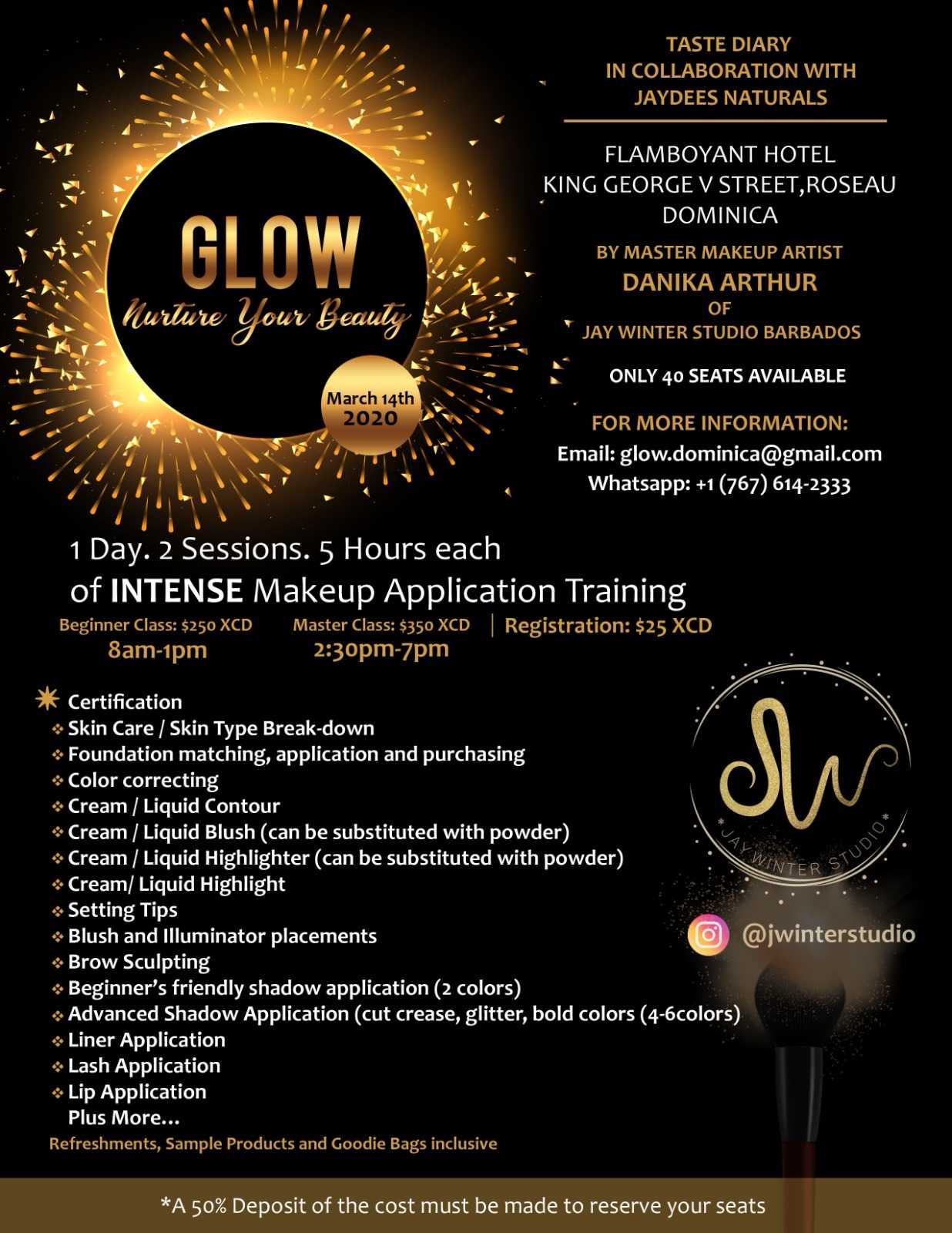  Beauty Workshop and Makeup application training