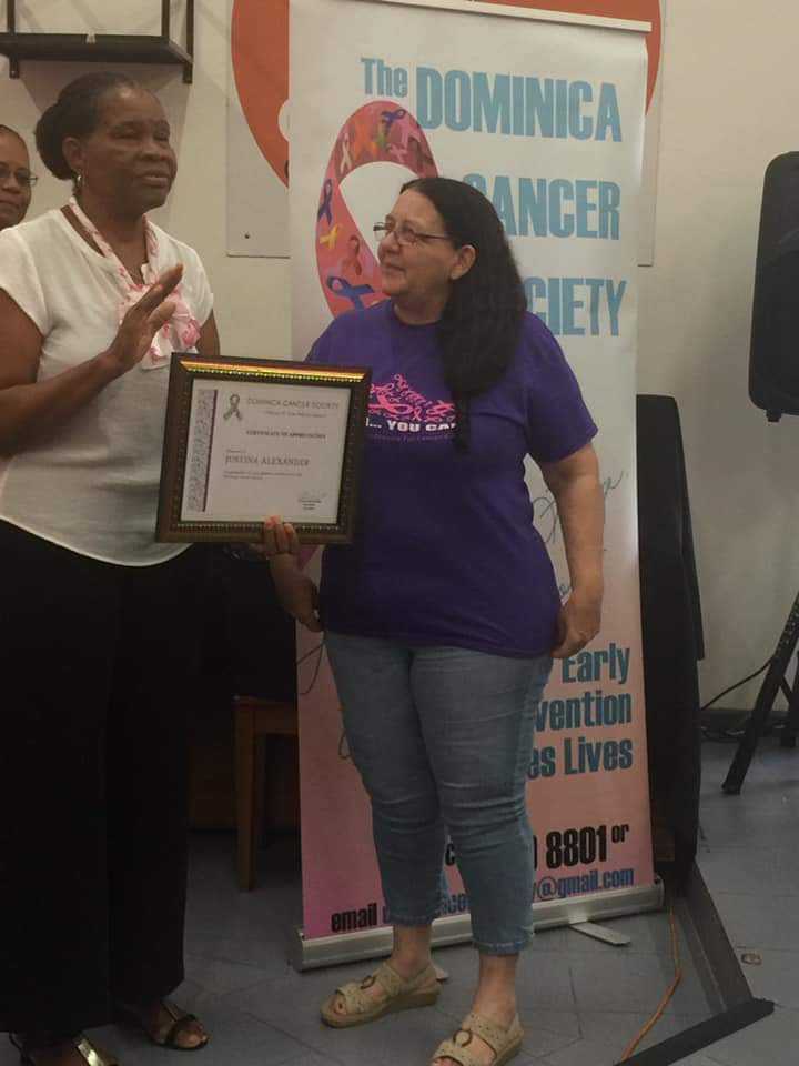 Cancer Society Honors Contributors at Dominica Cancer Society’s Board Elections