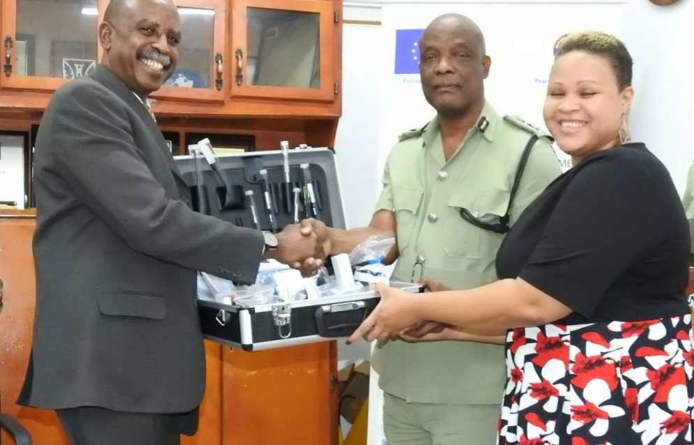 CDPF Receive Donation Of Tools To assist In Crime Scene Investigations
