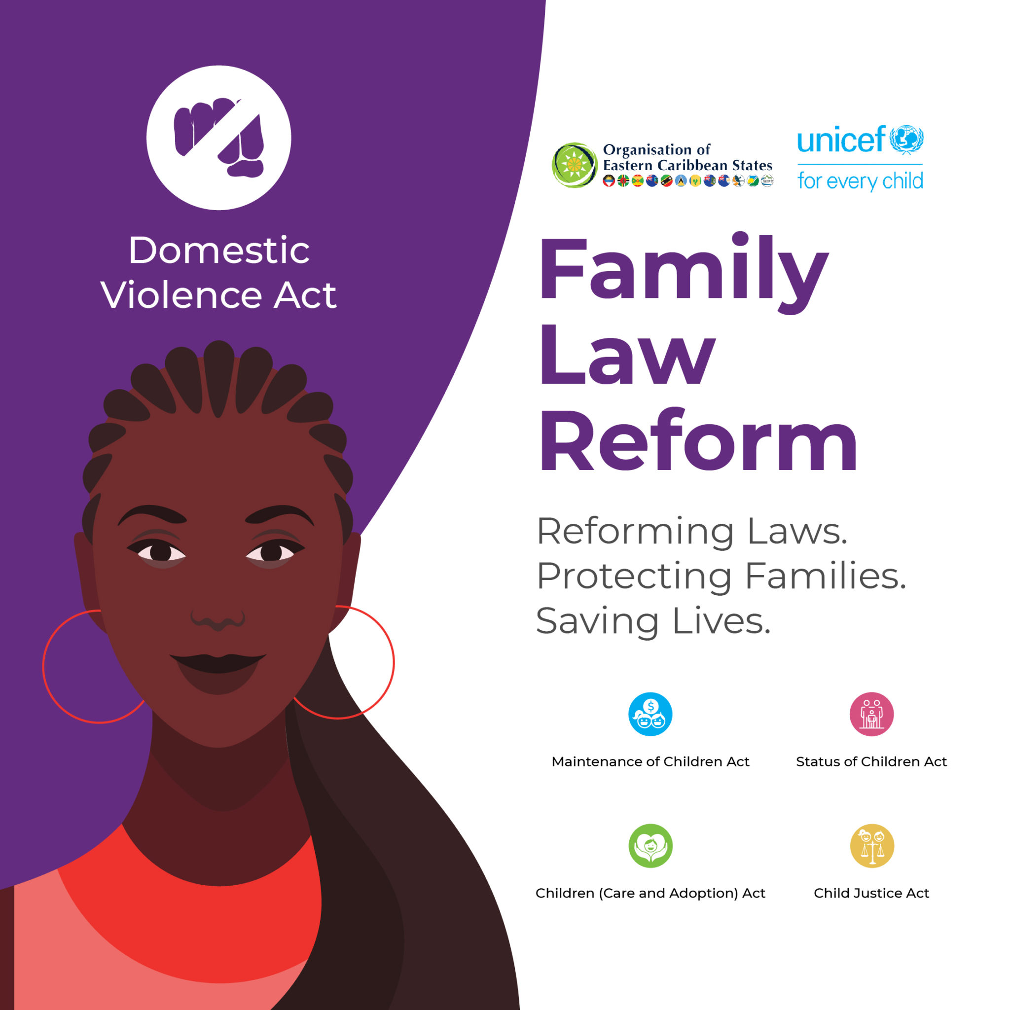  The rights of women, children and families in the OECS will be better protected following the recent implementation of the OECS Family Law Reform Bills.