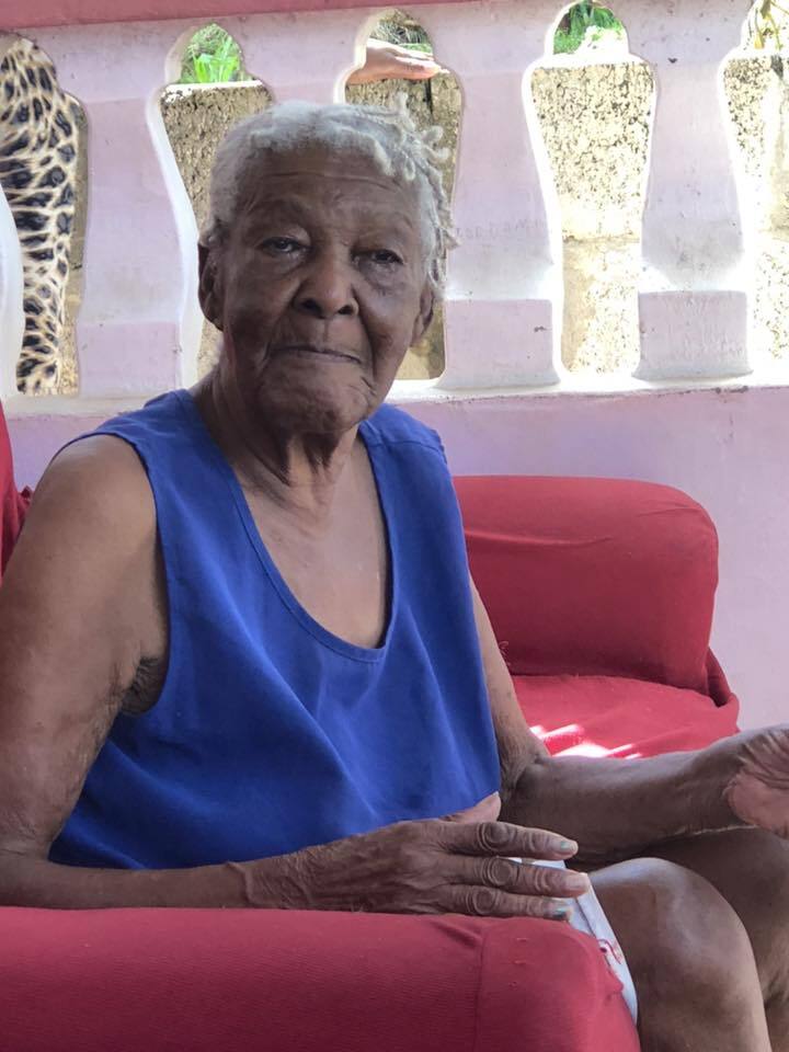 Death announcement of 88 year old Rita Maria Cyrille of Calibishie