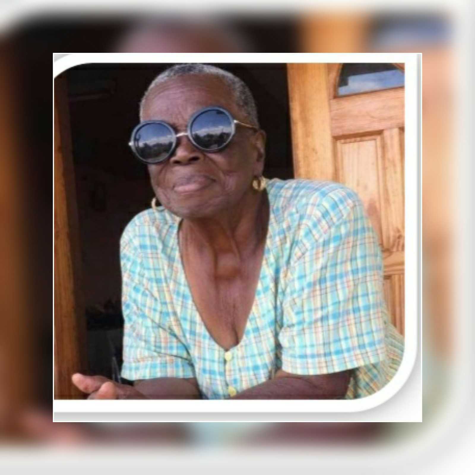 Death announcement of 92 year old Mrs. Myrle Eugenia James better known as ‘Ma Raymond’ of Strathill Marigot