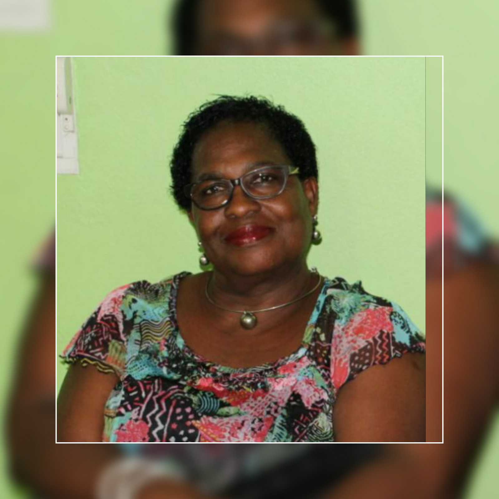 Death announcement of 64 year old Angelica Isidore better known as ‘Anjo’ of Mahaut who died in Guadeloupe