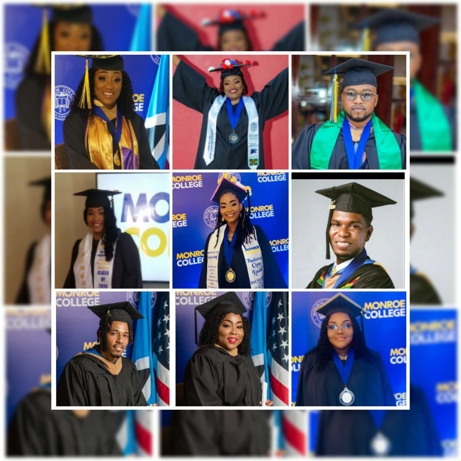 Dominican Students Excel at Monroe College Annual Commencement Ceremony for St. Lucia Campus Graduates.