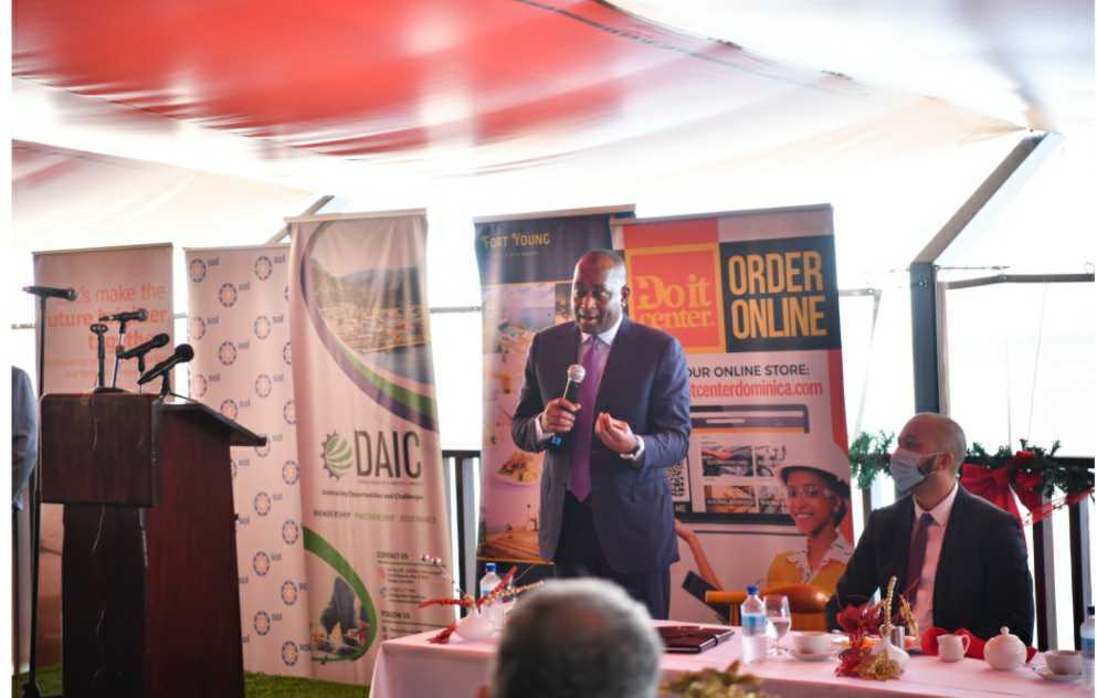 Honourable Roosevelt Skerrit, Prime Minister of The Commonwealth Dominica, Provides Insights into New Entrepreneurship Visa Program at DAIC’s Eggs & Issues Breakfast