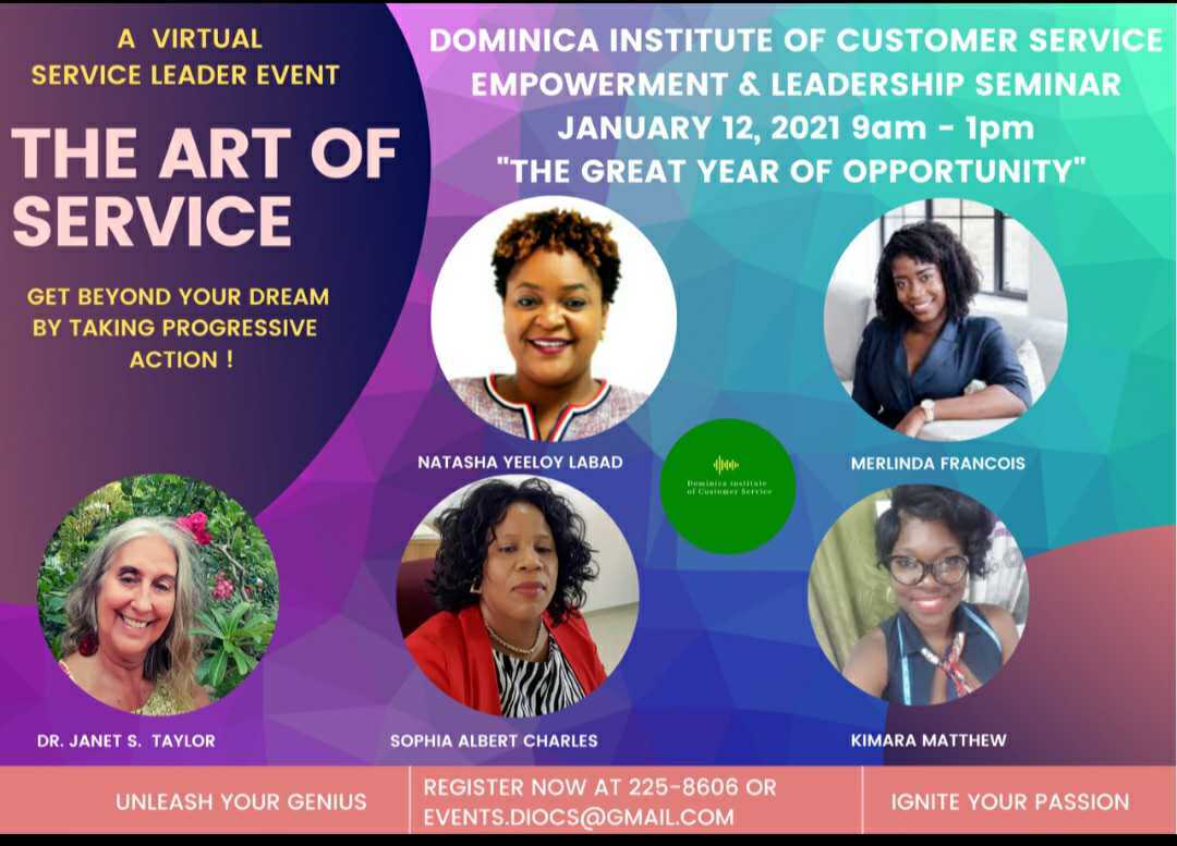 The Dominica Institute of Customer Service Says 2021 is The Great Year of Opportunity!