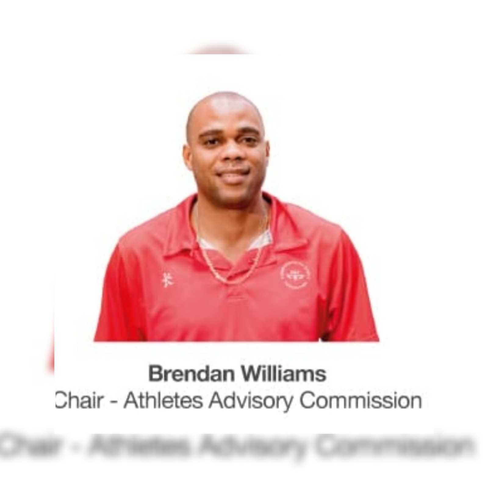 Dominica star Brendan Williams makes history as new CGF Athletes Advisory Commission Chair