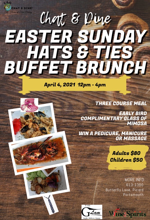 CHAT & DINE EASTER SUNDAY HATS & TIES BUFFET BRUNCH