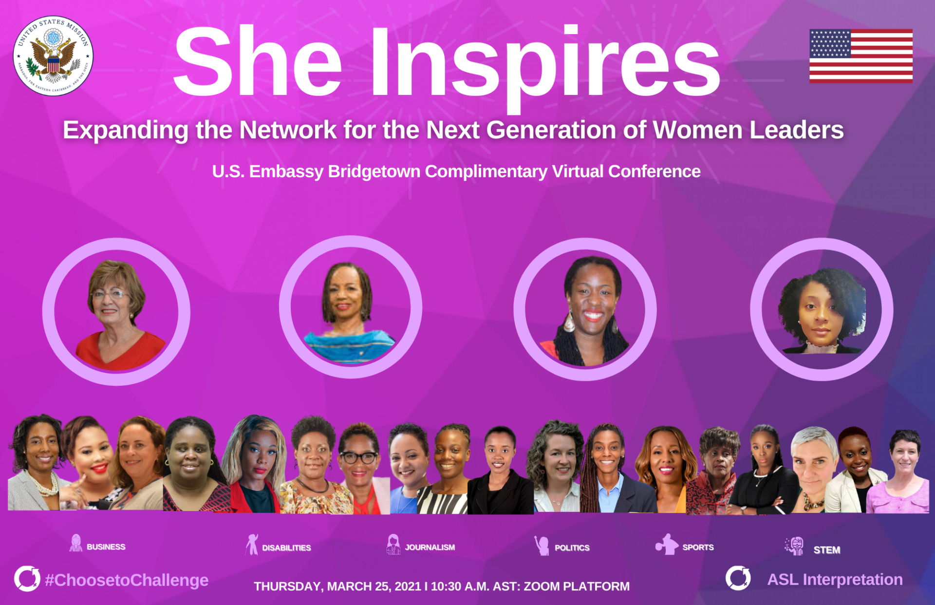 “She Inspires” Women’s History Month event expands the networks of the next generation of Eastern Caribbean female leaders