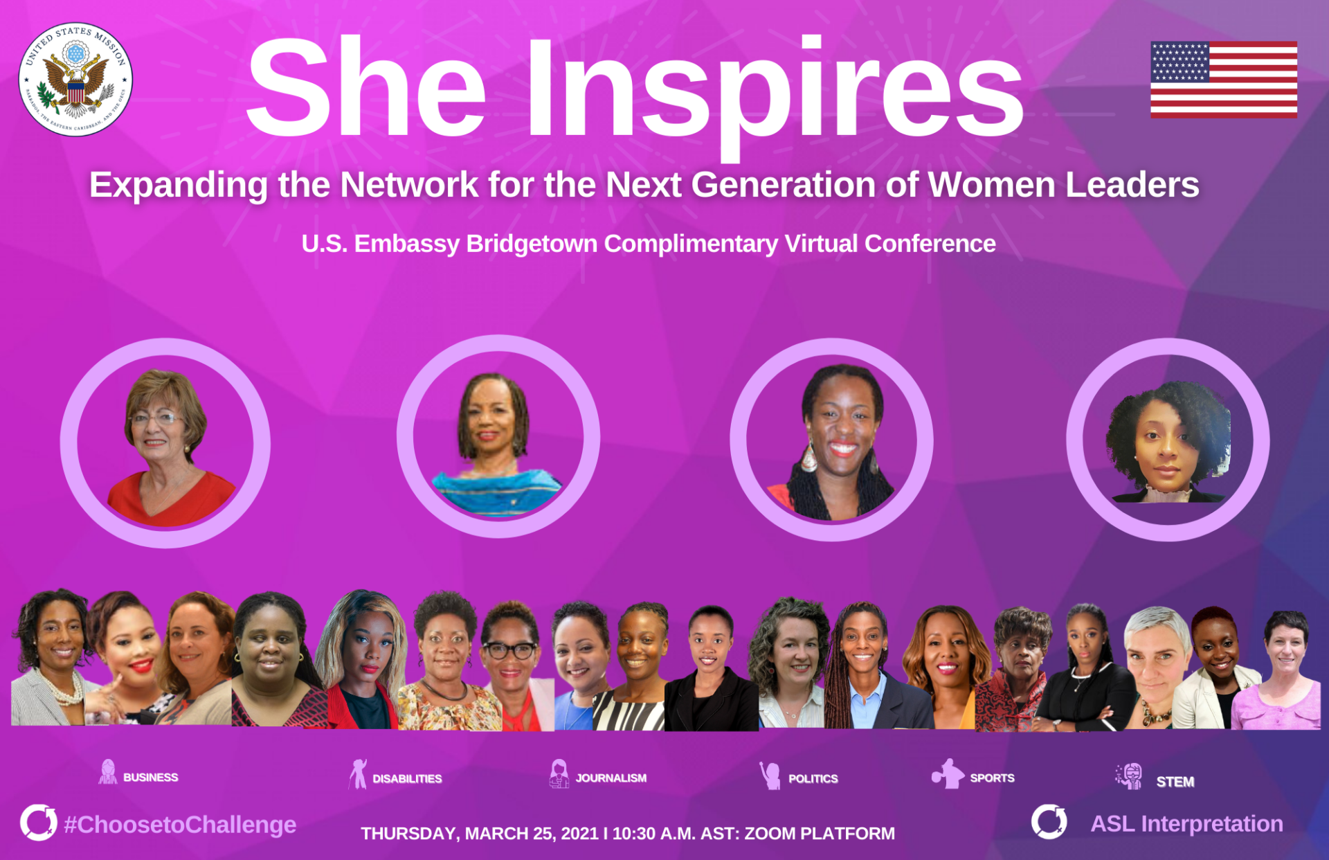  “She Inspires” Women’s History Month event expands the networks of the next generation of Eastern Caribbean female leaders