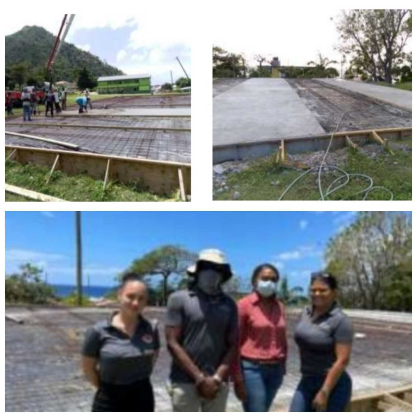  Tranquility Beach donates Basketball Court to Pointe Michel Community