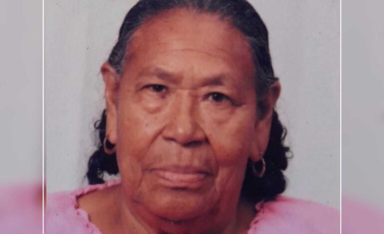 DEATH Announcement of  83 year old Kristina Seraphine Stoute Nee Valmon Of  Bataka who resided in San-Sauveur.