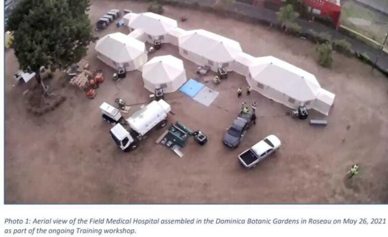 United States Strengthens Dominica’s Disaster Response through Medical Field Hospital and Training