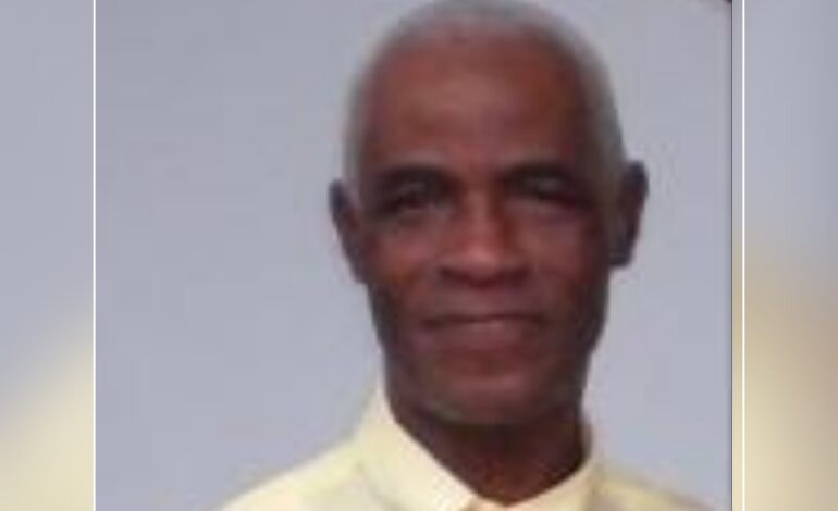 Death Announcement of 76 year old Forbes U.T Charles also known as Tightness of Marigot