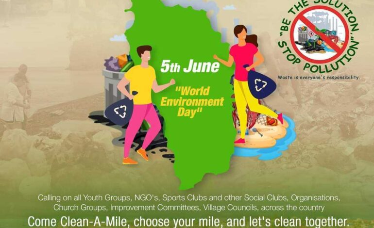 Clean-A-Mile Campaign is set for June 5th as part of World Environment Day