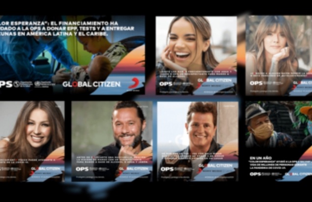 Global Citizen, PAHO and Sony Music Latin artists renew their commitment to campaign against COVID-19 in the Americas