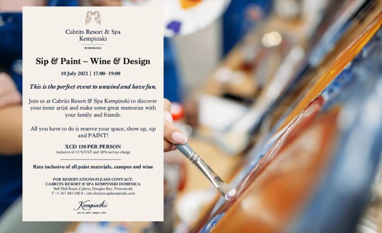 Sip & Paint – Wine & Design at Cabrits Resort & Spa Kempinski