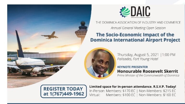 Notice of DAIC’s 2021 Annual General Meeting and Keynote Speaker, the Honourable Roosevelt Skerrit