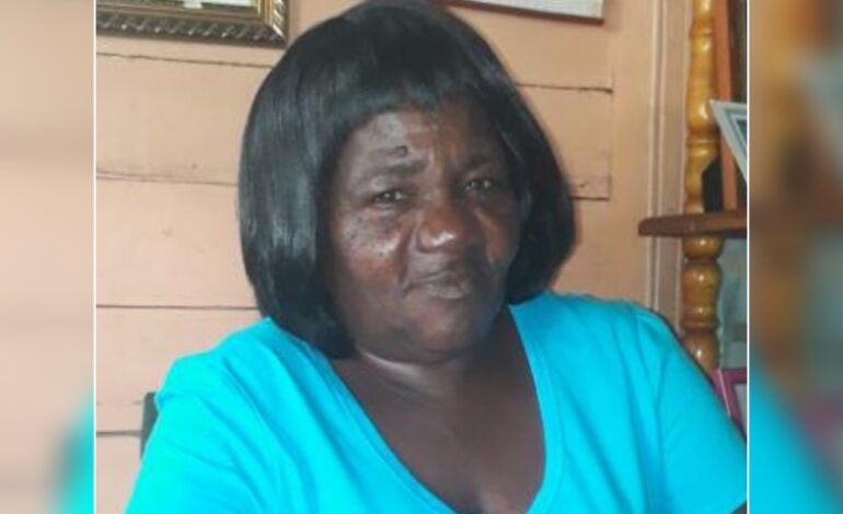  Death Announcement of 63 year old Eunice Cuffy of La Plaine